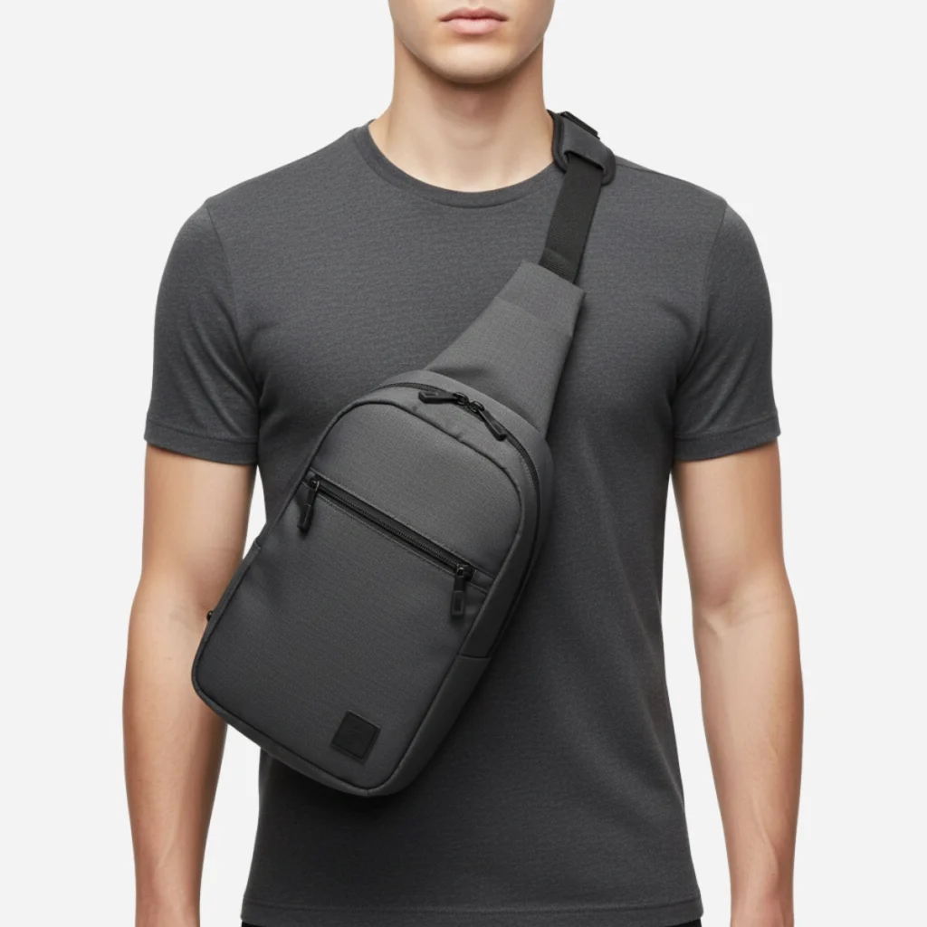 sling-bag-gray-model-side